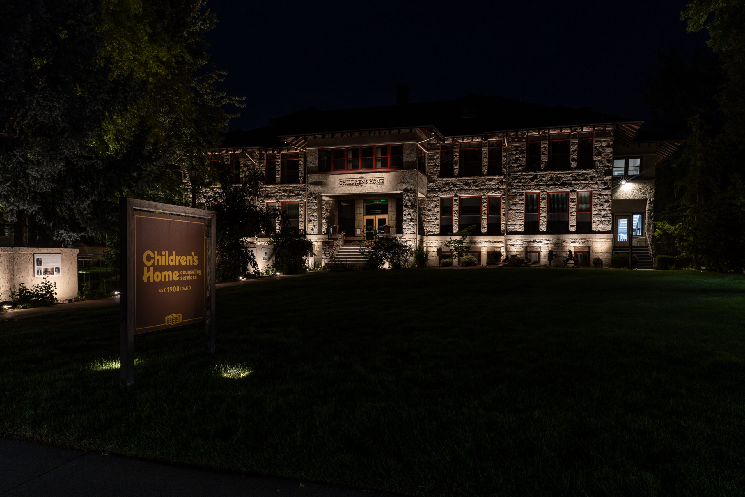 Recent Projects Historic Boise Landmark Transformed with Elegant Outdoor Lighting